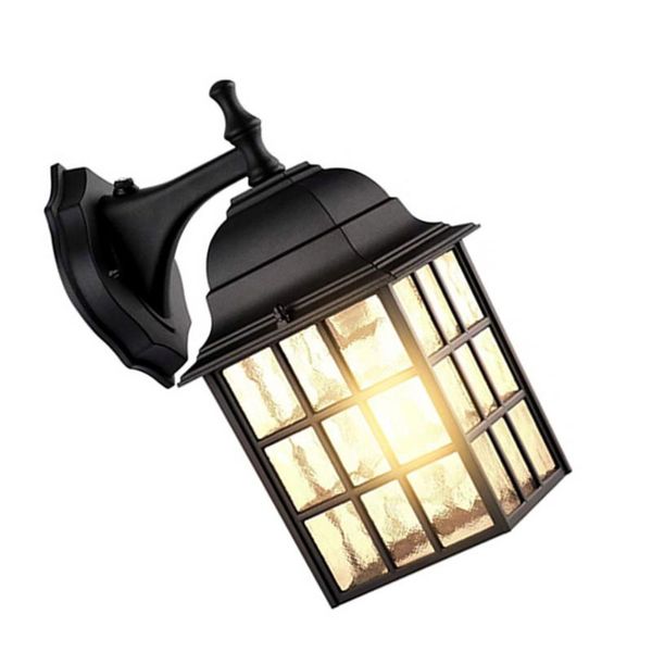 

wall lamp 1pc led night light garden landscape decorative (black)