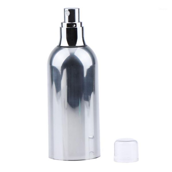

storage bottles & jars empty face makeup cream container airless pump spray lotion bottle sample 100ml /50ml for travel
