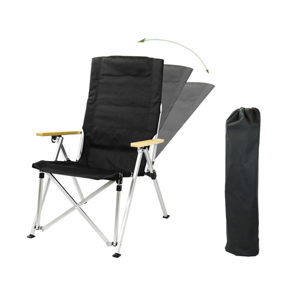 

portable folding camping chair adjustable backrest loungers for outdoor fishing picnic beach foldable relaxation camp furniture