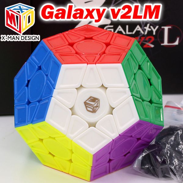 

Puzzle Magic Cube QiYi Xman magnetic Megaminxeds Galaxy v2LM dodecahedron dodecahedra 12axes strange shape magnet magic puzzles