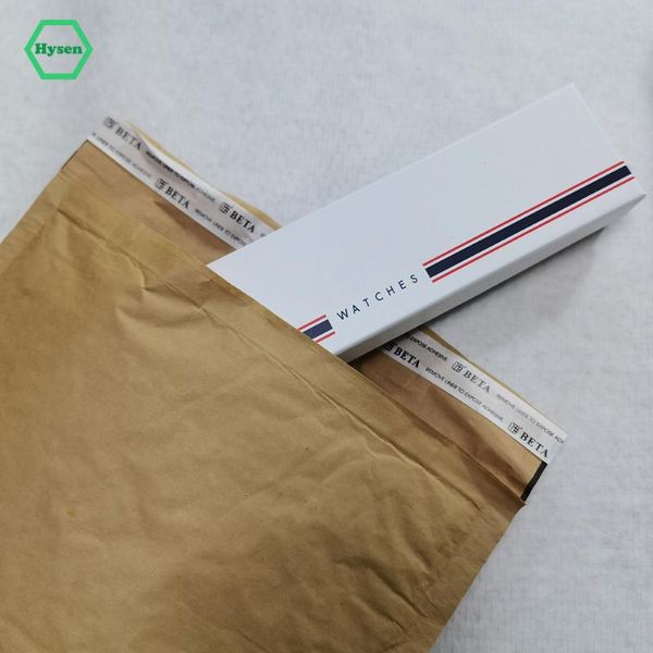 Hediye Wrap Hysen Trendy Klas 236mm * 279mm Biyobozunur Mailer Posta Kraft Petek Kağıdı