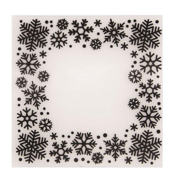

craft tools snowflake frame embossing folders for papers making card supplies diy 3d plastic scrapbooking cutting dies