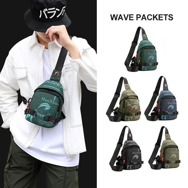 

chest bag fashion trend over-the-shoulder multi-function mobile phone storage travel casual shoulder waist bags