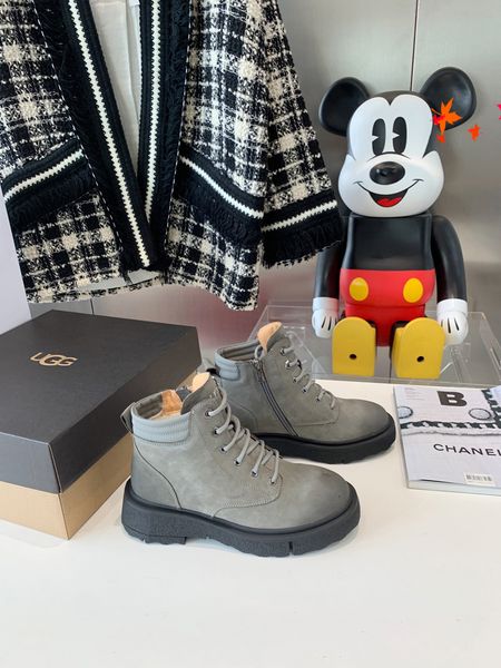 

2022 fashion love women boots chunky heel martin laureate boot black white yellow martins woman shoes with box and logo size 35-40 -k006