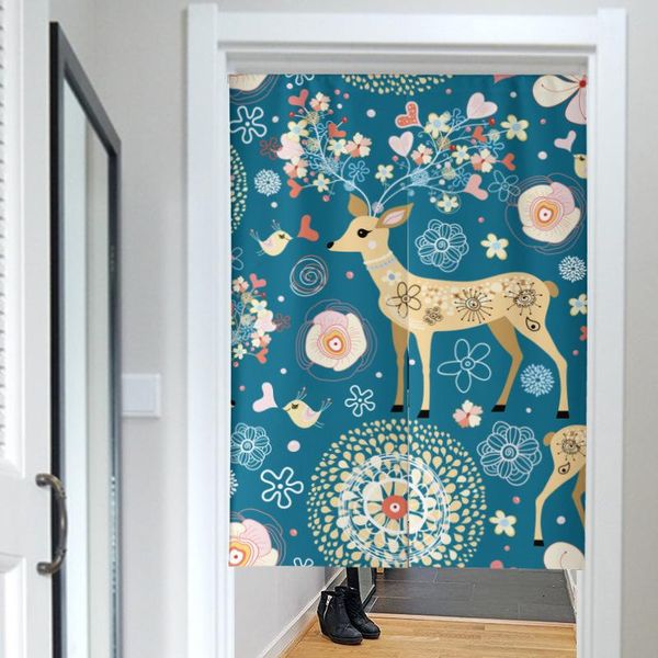 

curtain & drapes cartoon door bedroom kitchen partition bathroom half room decorative feng shui