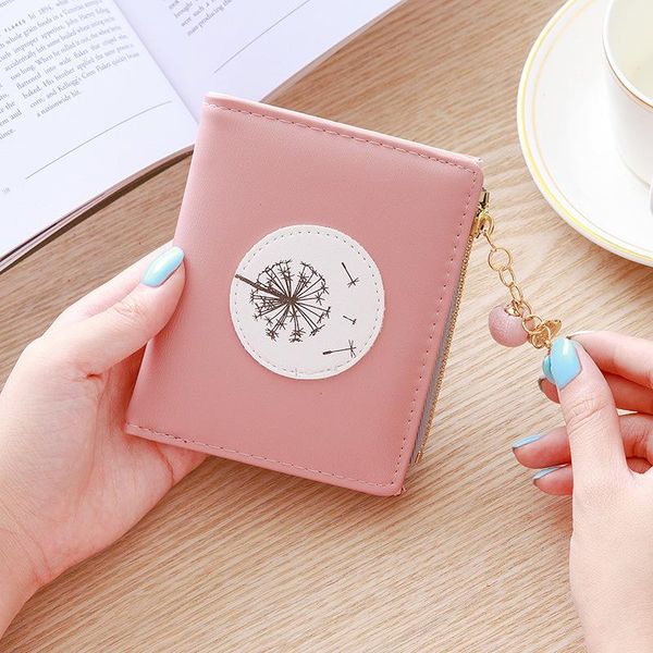 

wallets western auspicious wallet pink blue gray black women pu leather short zipper hasp female card holder for, Red;black