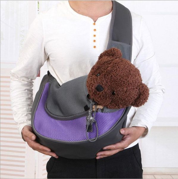 

dog sling carrier breathable mesh bag for pet car seat covers