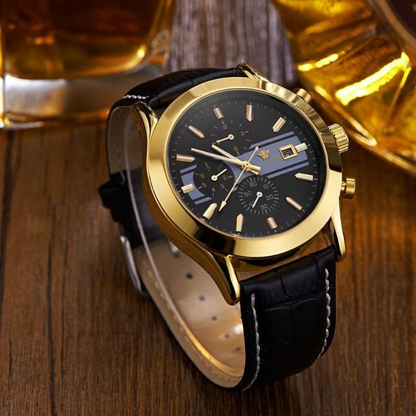 

original oyw automatic self wind watch men wristwatch fashion waterproof casual dress watches hombre male analog relogio wristwatches, Slivery;brown