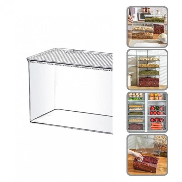 

storage bottles & jars exquisite workmanship practical stackable food box simple style fridge container easy to clean for home