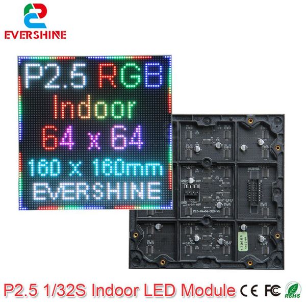 

p2.5 indoor smd2121 1/32scan rgb full color 160x160mm 64x64dots led matrix module modules