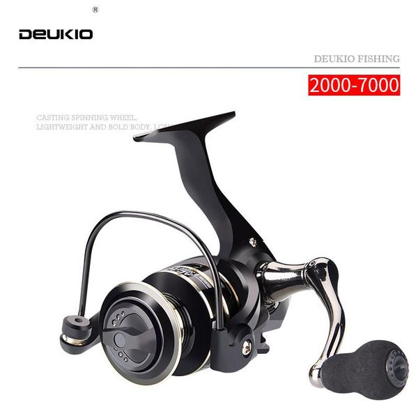 

metal cup spinning wheel deukio fishing gear stream reel ocean baitcasting reels