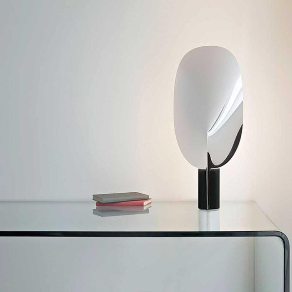 

table lamps italian nordic designer model room creative personality study bedroom led decorative leaf lamp