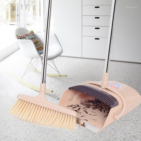 

portable dustpan set windproof broom adjustable angle cleaning brush dust sweeper floor sweeping cleaner household tool1