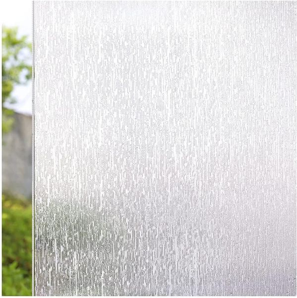 

window stickers lukcyyj privacy film opaque non-adhesive glass self-adhesive decorative static for home office
