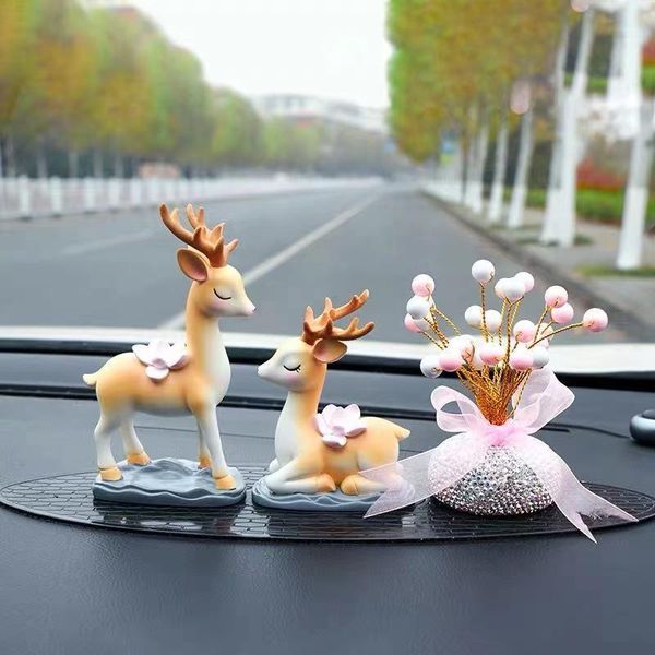 

interior decorations bon voyage deer car ornaments creative lovely supplies daxue perfume goddess