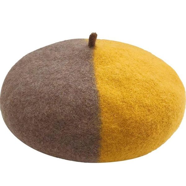 

berets wool beret lady autumn winter warm hats female elegant french flatpainter caps boina para mujer sombreros pour femme bonnet girl, Blue;gray