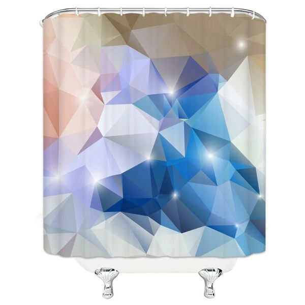 

shower curtains mysterious fantasy geometric pattern pink purple blue white brown hanging curtain waterproof mildew polyester cloth