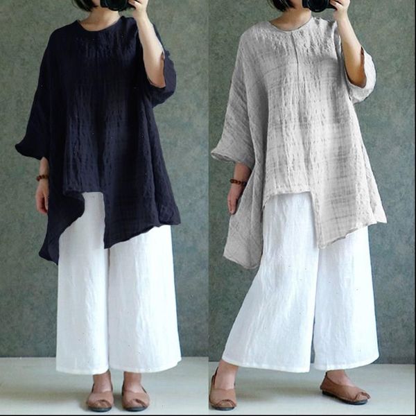 

casual white womens pants black cotton linen women spring high waist wide leg plus size summer trousers loose, Black;white