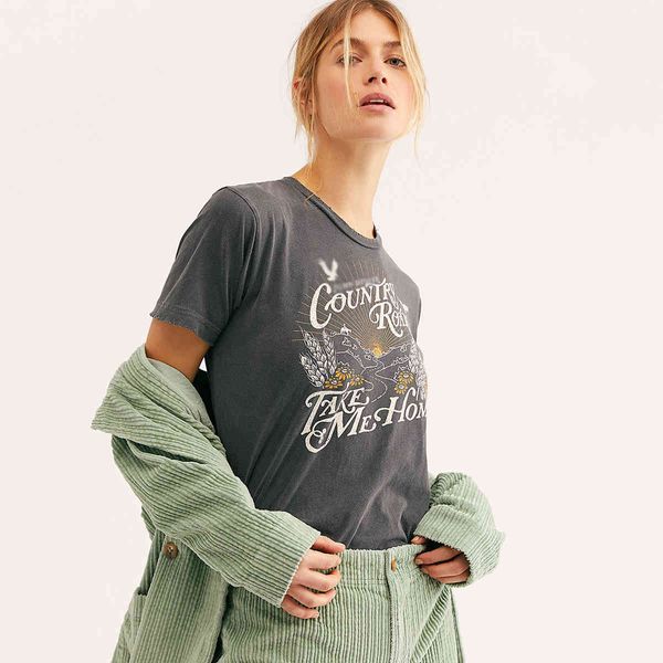 

jastie chic vintage graphic tee shirt o-neck short sleeve summer boho casual women clothing female t shirts blusa 210419, White