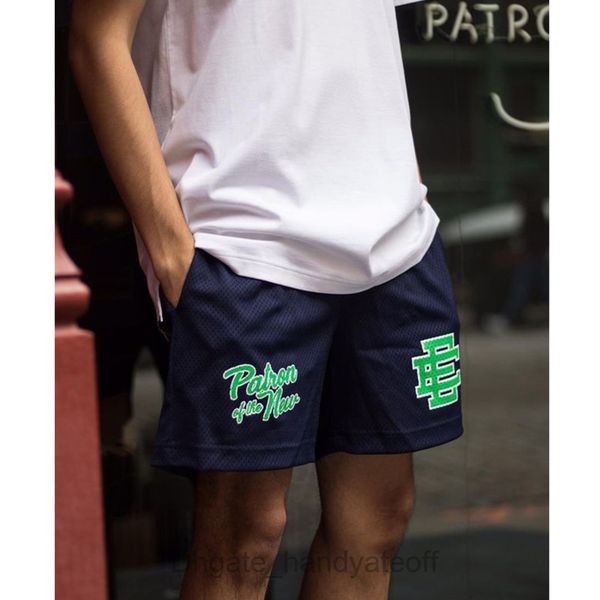 

eric emanuel ee basic short newyork city skyline men's casual shorts fitness sports pants summer gym workout mesh breathab women basket, White;black