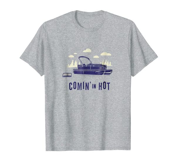 

pontoon captain shirt - funny comin' in boating tee, White;black