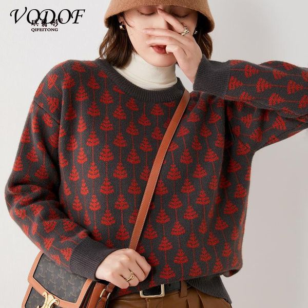 

women's sweaters vvodof autumn/winter knitted turtleneck cashmere sweater 2021 casual basic pullover long sleeve loose top, White;black