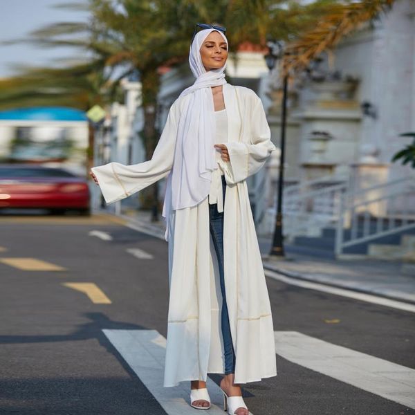 

eid abayas for women open abaya dubai turkey muslim hijab dress ramadan islam prayer caftan kaftan robe musulmans djellaba femme ethnic clot, Red