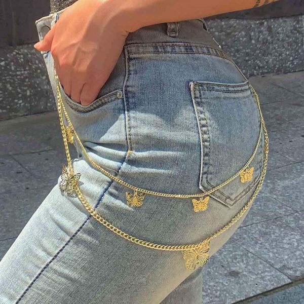 

alloy waist chain body chain for women golden waist belt pendant belly chain adjustable body harness for jeans dresses, Silver