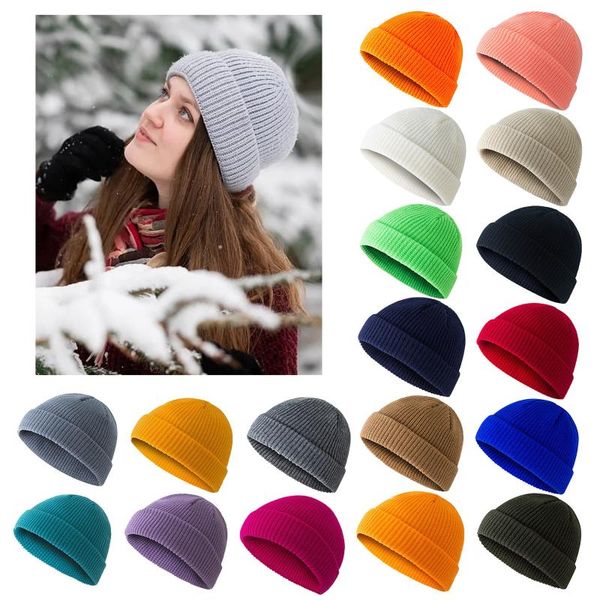 

beanies winter hats for woman knitted fluorescent hat girls autumn female beanie caps warmer bonnet ladies casual skullies