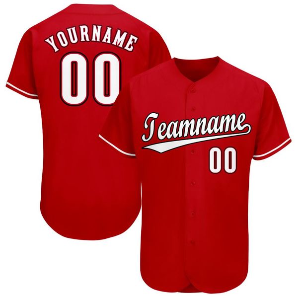 

custom red white-black-001 baseball jersey, Blue;black