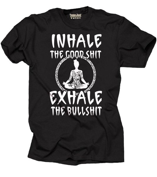 

yoga t-shirt funny yoga tee shirt, White;black