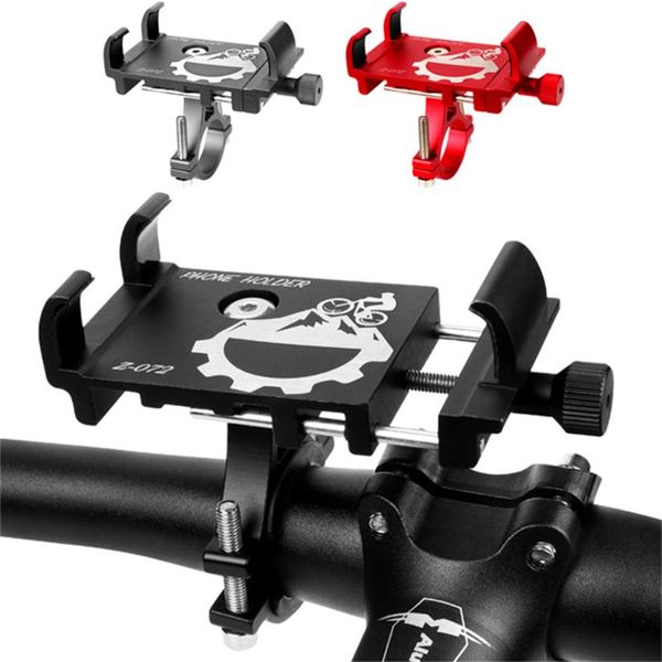 

car & truck racks universal bicycle mobile phone mount holder 360 degrees rotate moutain road bike stand for 3.5-6.5inch smartphone and gps