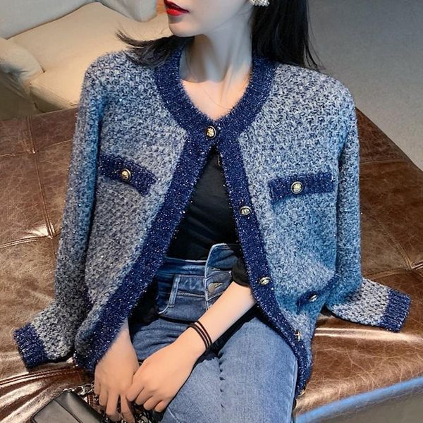 

women's jackets woman jacket bright silk knitted long sleeve female coats ct001, Black;brown