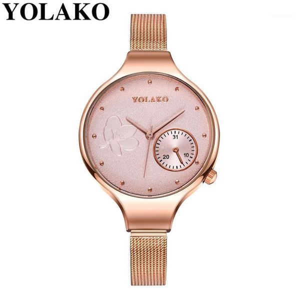 

wristwatches fashion brand women's watch leather strap analog quartz simple printed dial women casual gift y30, Slivery;brown