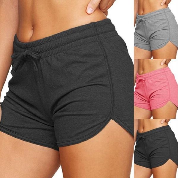 

women cotton blend yoga running shorts 2 in 1 workout athletic s-l outfit