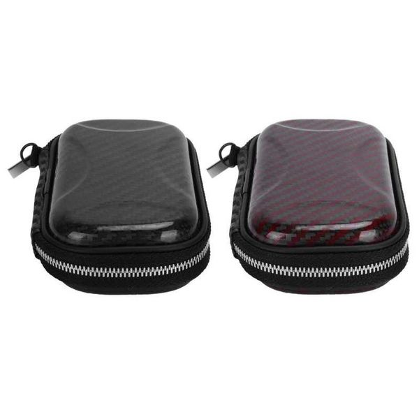 

storage bags wardrobe plastic carbon fiber zipper wallet multi-purpose business id holder bag 13x8x3.5cm shoes