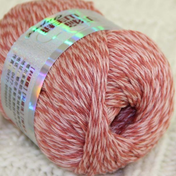 

sale luxurious soft 1balls x 50gr mongolian pure cashmere yarn hand knitting wool crochet 233-634 lightsalmon pink, Black;white