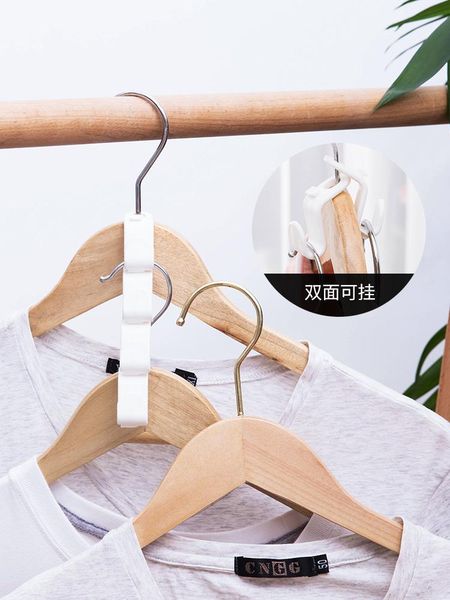 

towel racks clothes cabinet organizer, multifunctional magic space-saving hanger connection hook in series