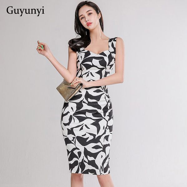 

high waist tight dress 2021 summer floral square collar sleeveless elegant party dress professional office lady dress, Black;gray