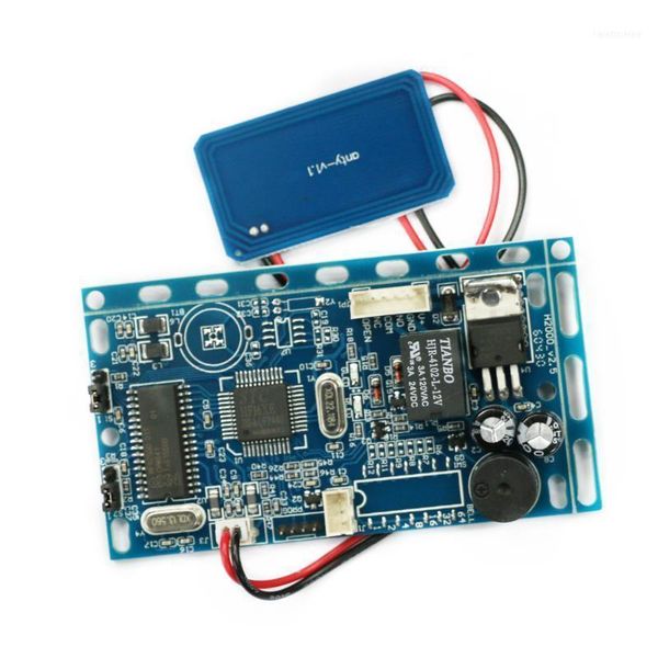 

13.56mhz frequency embedded rfid board proximity door access control system intercom module + infrared handle11