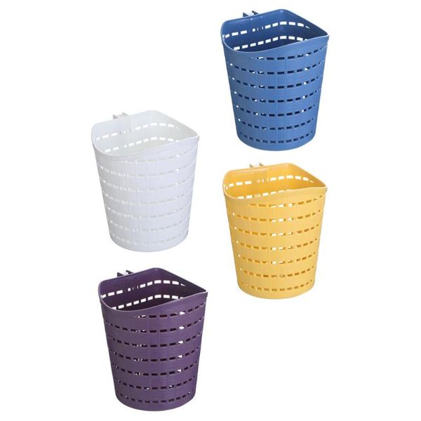 

storage baskets 4pcs hanging basket bath rotatable single hook