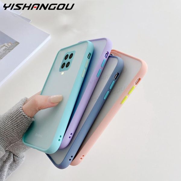 Casi traslucidi Guaina opaca per Xiaomi 11 Lite, Redmi Nota 9S, 9T, K40, Nota 7/8/9 / 10Pro, MI 8/9/10 Lite, 10t Pro, BITO X3 PRO, GT F3