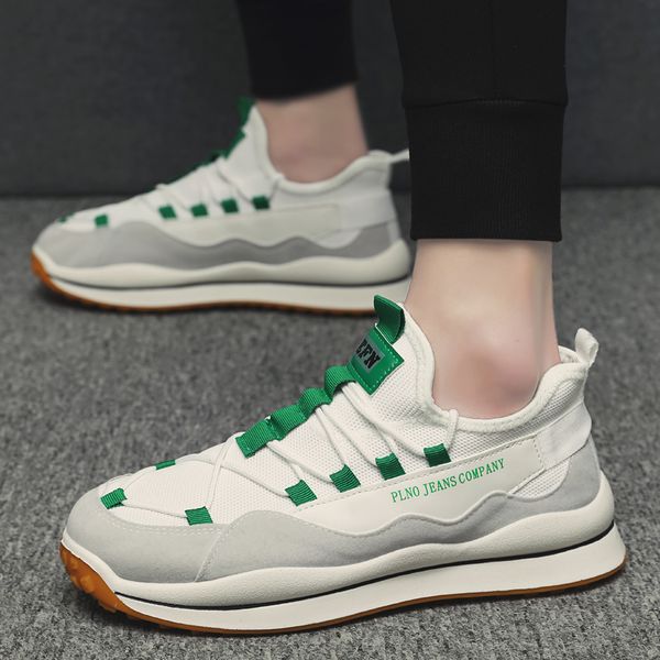 

men casual sneaker breathable flat shoes casual all-match student trend sneakers outdoor fashion mens walking shoes light