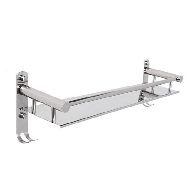 

bathroom shelves home stainless steel punch wall mounted shelf shower organiser accessories hardware hook holder corner decoration