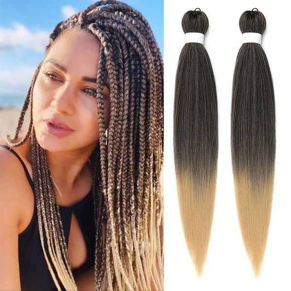 

human ponytails clong braiding hair kanekalon pre-stretched for afro crochet wholesale synthetic extension twist jumbo, Black