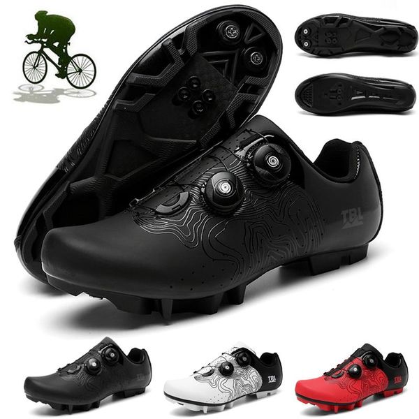 

road cycling shoes outdoor professional racing spd pedal bicycle sneakers sapatilha ciclismos mtb mountain bike footwear, Black