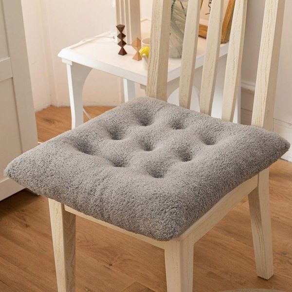 

cushion/decorative pillow pastoral style dining chair cushion winter thicken student stool seat mat home decor tatami sit pad soft square cu