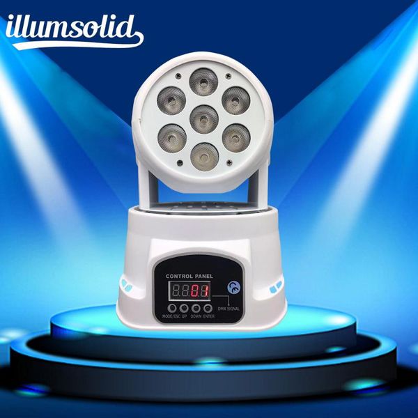 

effects 7x12w rgbw 4in1 mini moving head led stage lights dj light disco party