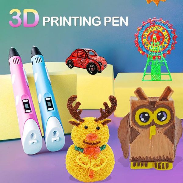 

pen for kid 3d printing with usb rp800a pla abs filament diy toy birthday gift drawing party favor