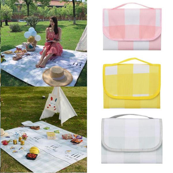 

carpets portable folding camping mat outdoor beach picnic lightweig waterproof sleeping pad moistureproof plaid blanket